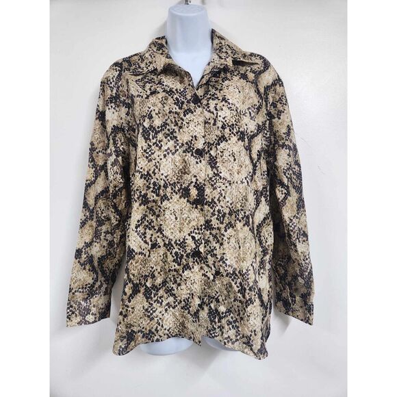 BNWT ZARA WOMENS COLLECTION ANIMAL PRINT SHIRT Size  S - Picture 8 of 10